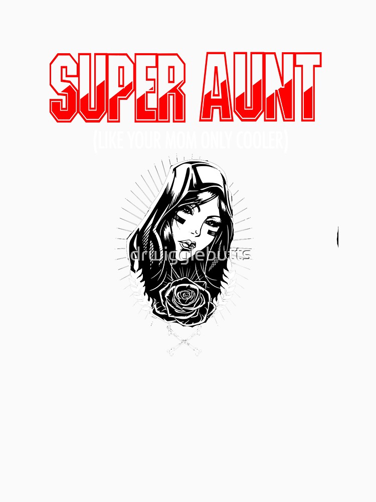 Super Aunt Design Red by drwigglebutts
