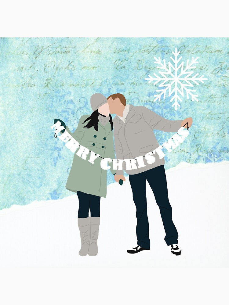 Merry Christmas couple in the snow by CindyIR