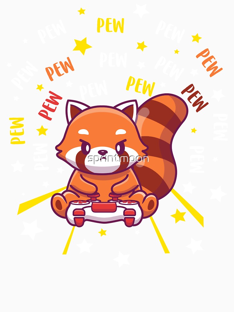 Red Panda Pew by sprintmoon