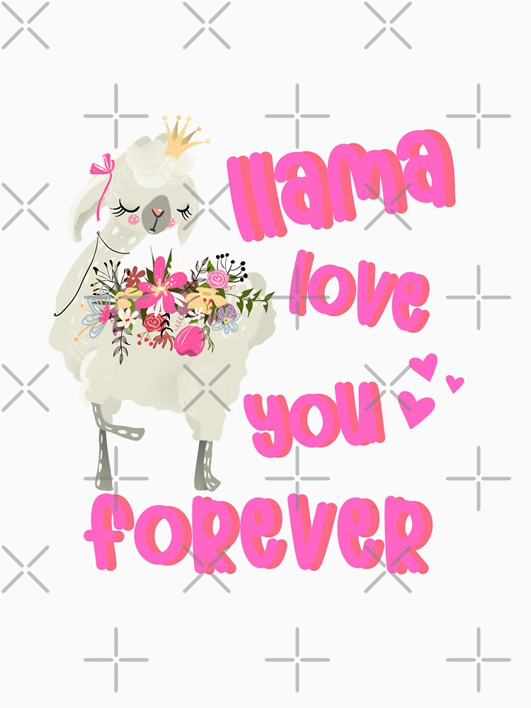 Llama Love You Forever Cute Gift Ideas for This Valentine by kongju