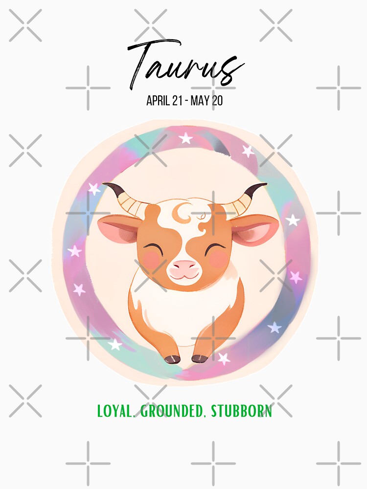 taurus zodiac sign poster by taechion