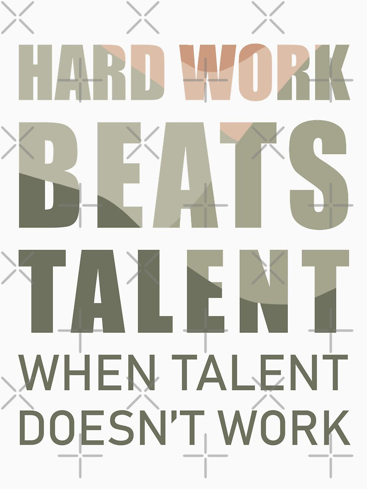 Hard work beats talent when talent doesn't work - Motivational quotes - Inspirational by Alice-Elgawi