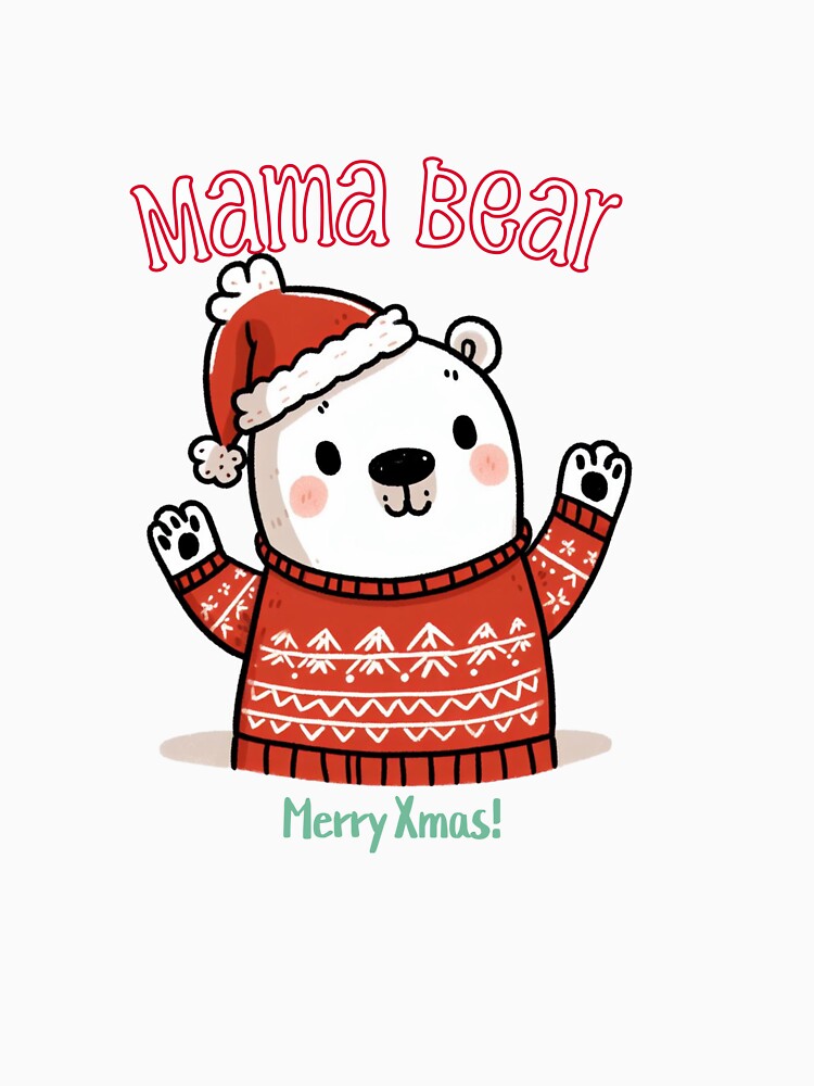Mama Bear Family Matching Christmas Outfits by Twinkle-Doodles