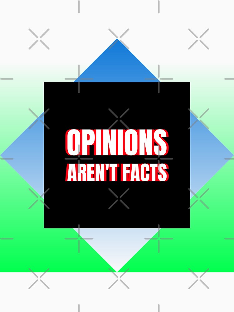 Opinions Aren't Facts. Motivational Quote Sticker by SuccessfulVibes