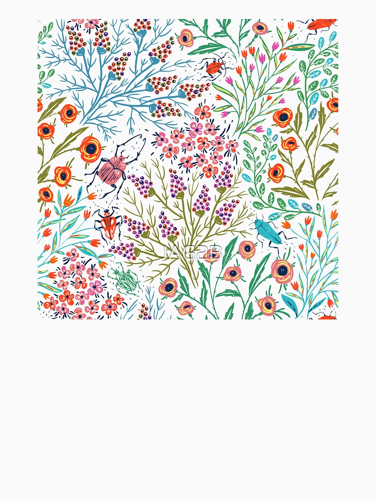 Paint of flowers and animal by JAG2B