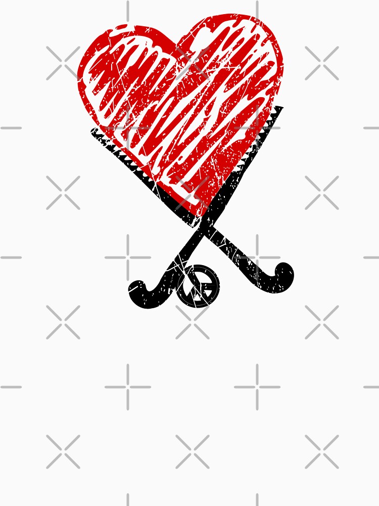 Field Hockey Lover player I love Hockey girl gift Feldhockey by Kalli-design