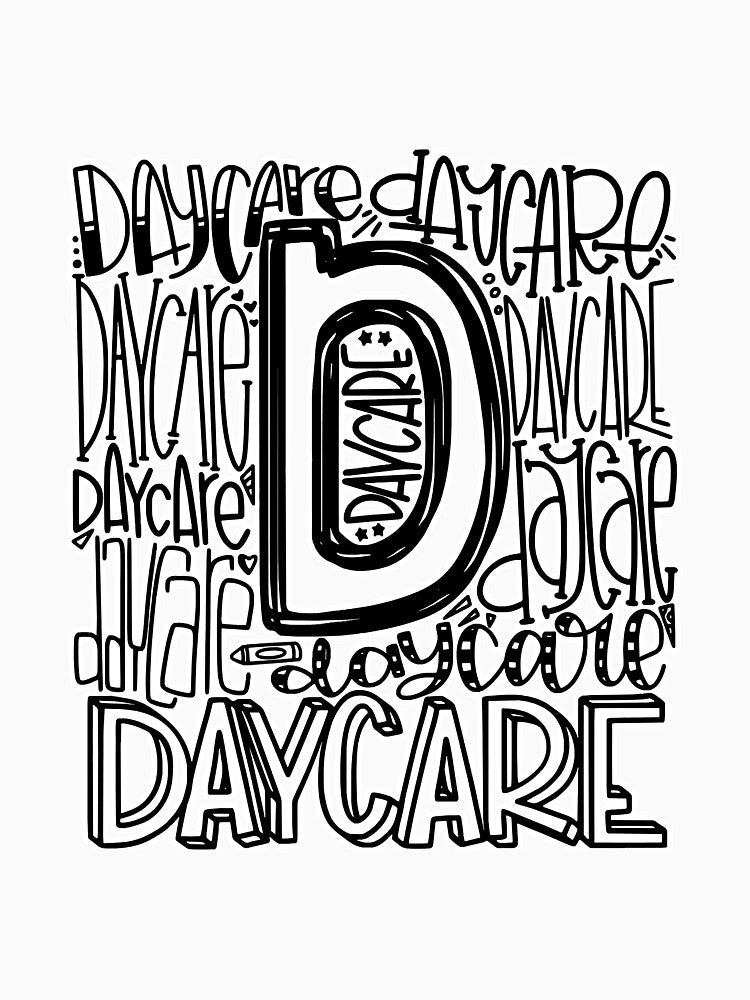 Typography Daycare Life Appreciation by annhienn488