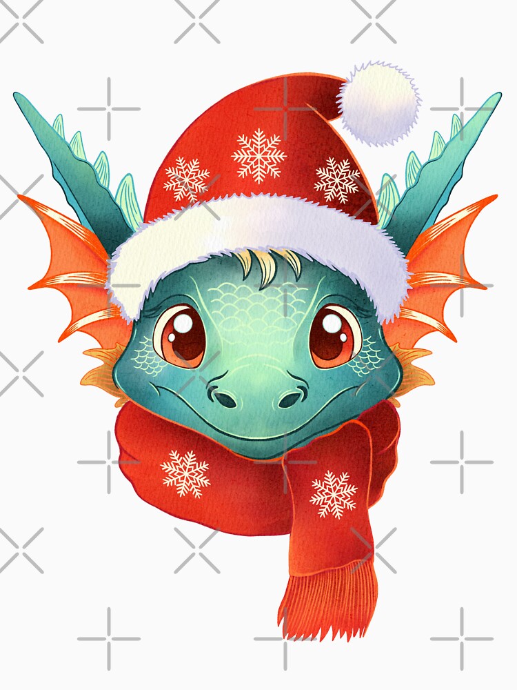 Christmas little dragon by AngeMNunez