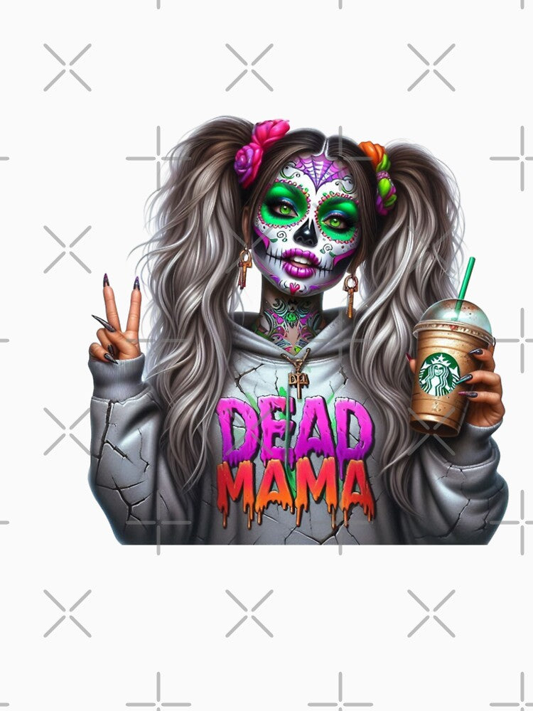 Halloween Mamá, Dead Mamá Design, Spooky Mom, Horror Mother by gabrielakrall