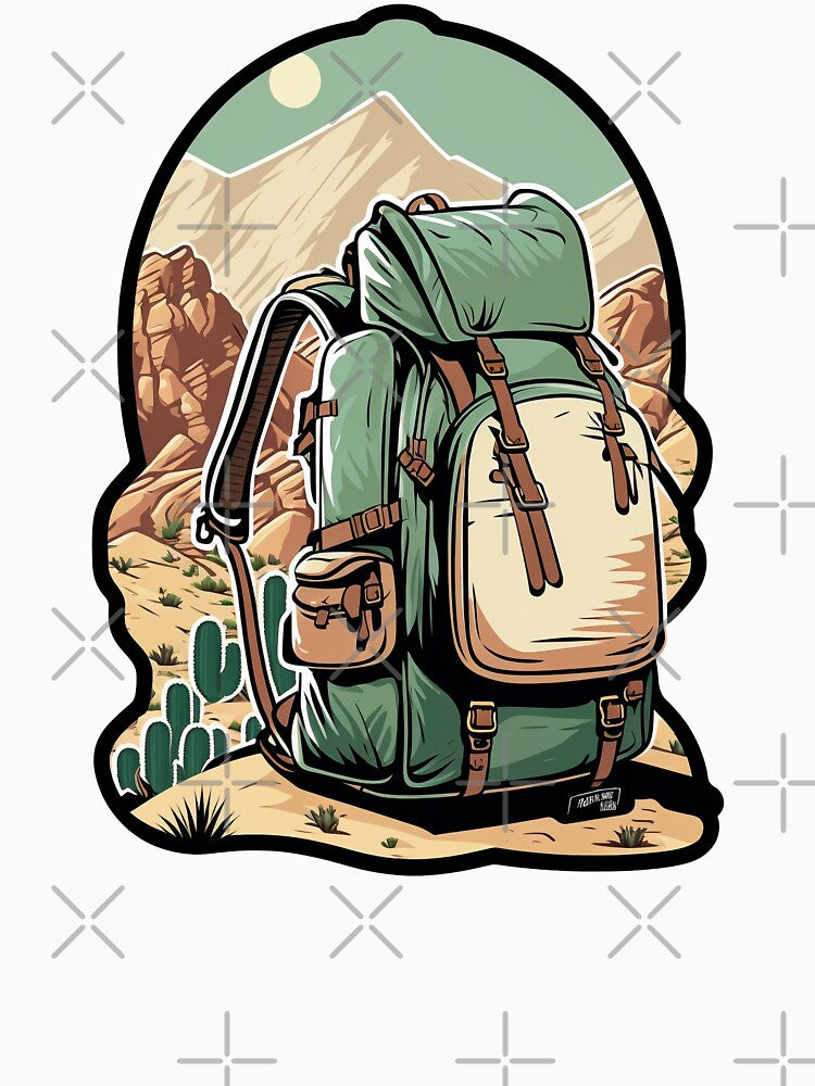Hiking Backpack by Kit-Tees