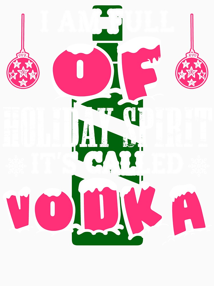 Christmas - Christmas Holiday Spirit Vodka by UnknownArtistt