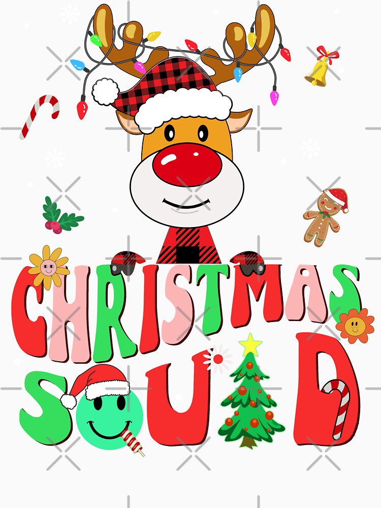 family christmas squad reindeer shirt , matching christmas pajama 2023 team shirt by ZAIN JAMAL