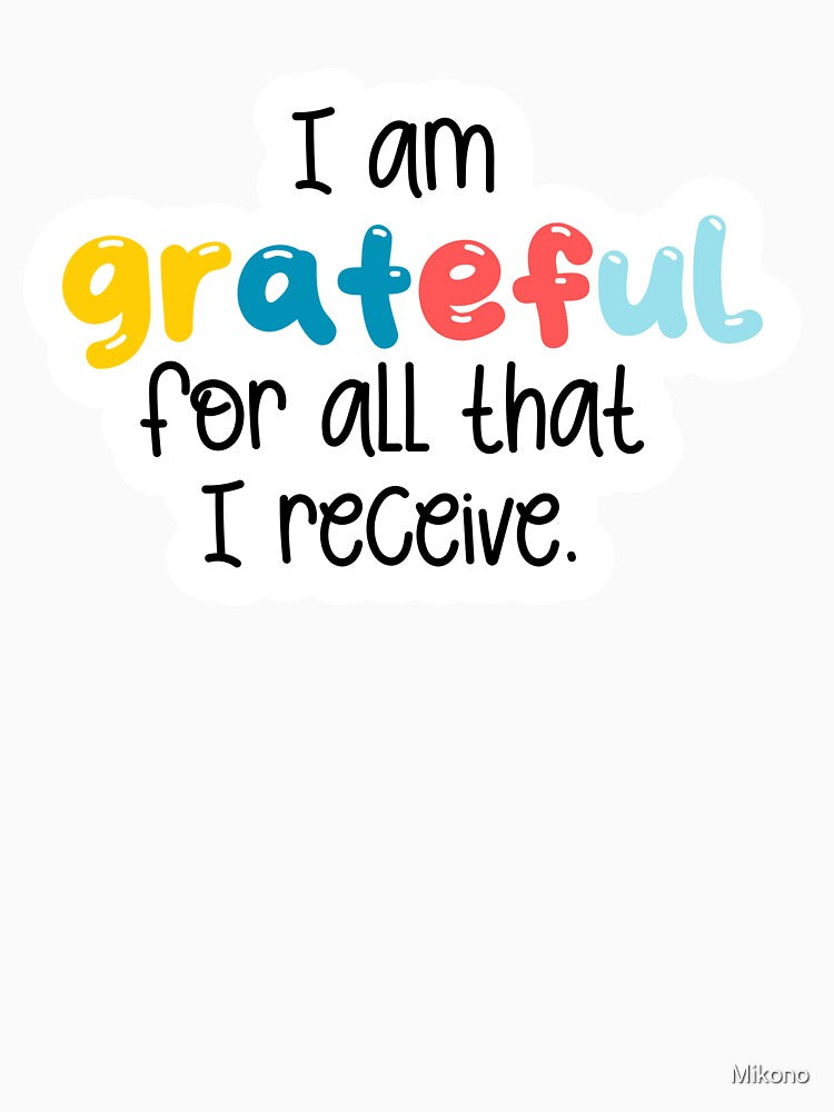 Gratitude Sticker by Mikono