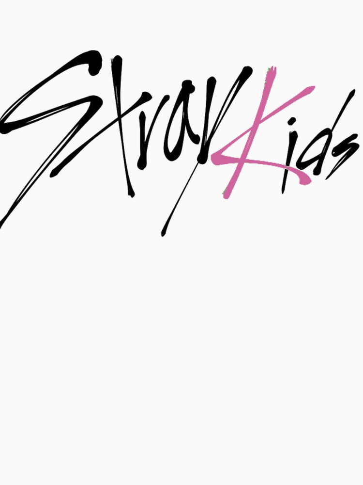 Stray Kids Black and Pink Maxident Logo by Shamma A