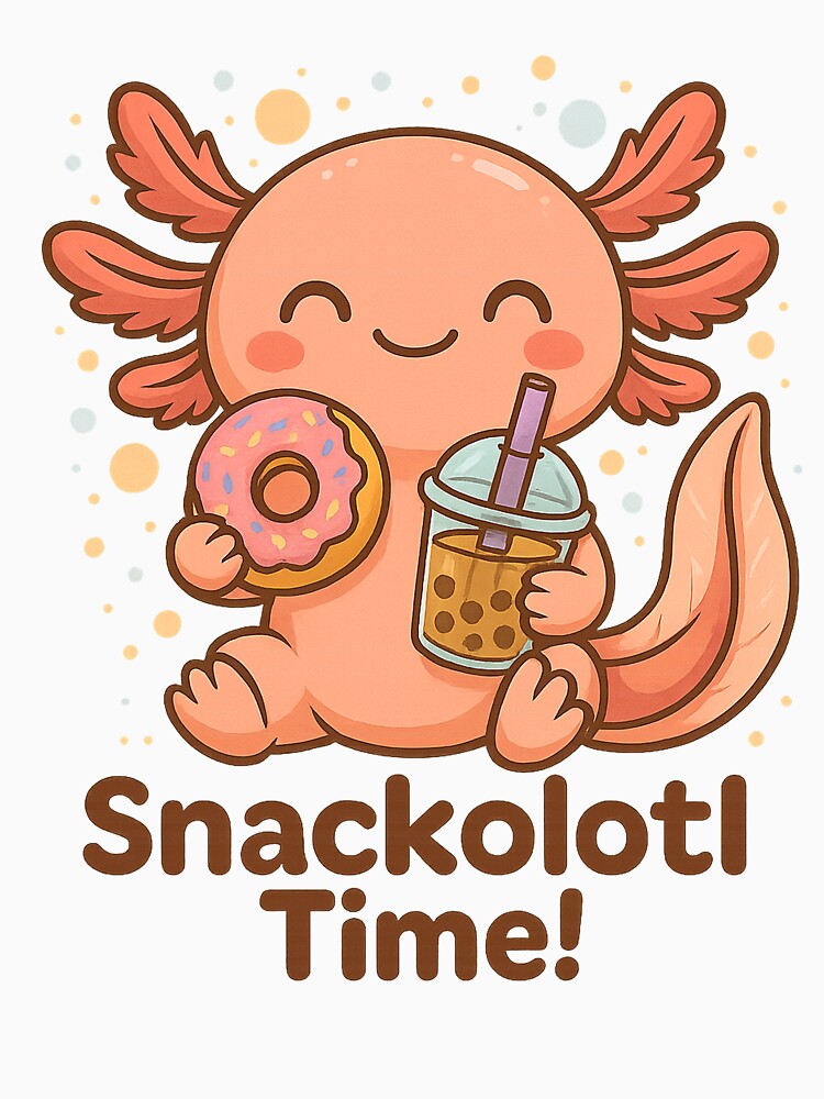 Snackolotl Time! by ArahirPrints