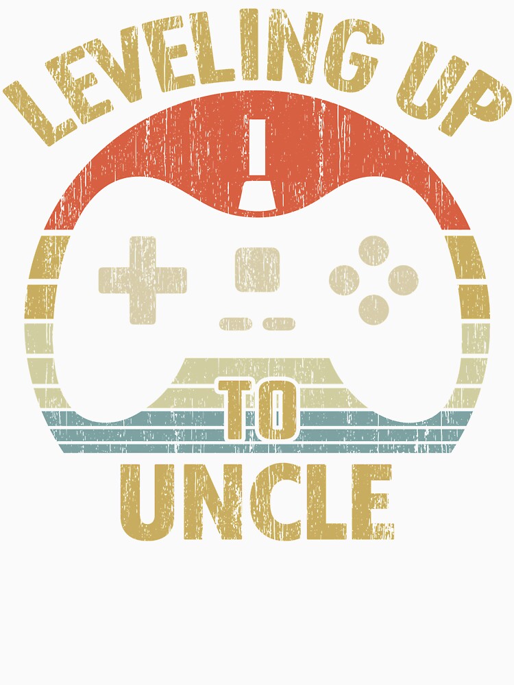 Leveling Up To Uncle - Gift For Uncle Video Gamer by nana1099