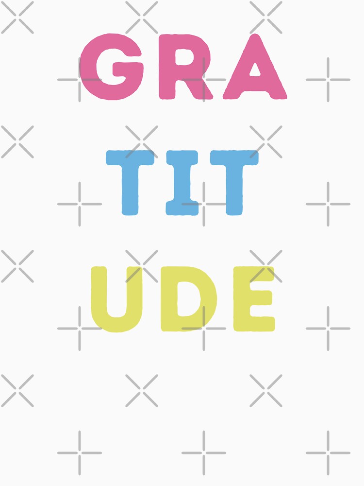 Gratitude All Over Text by NinniSilver