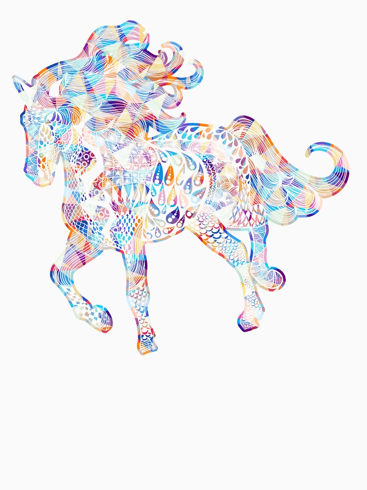 Cool And Awesome Horse Geometric by UnknownArtistt