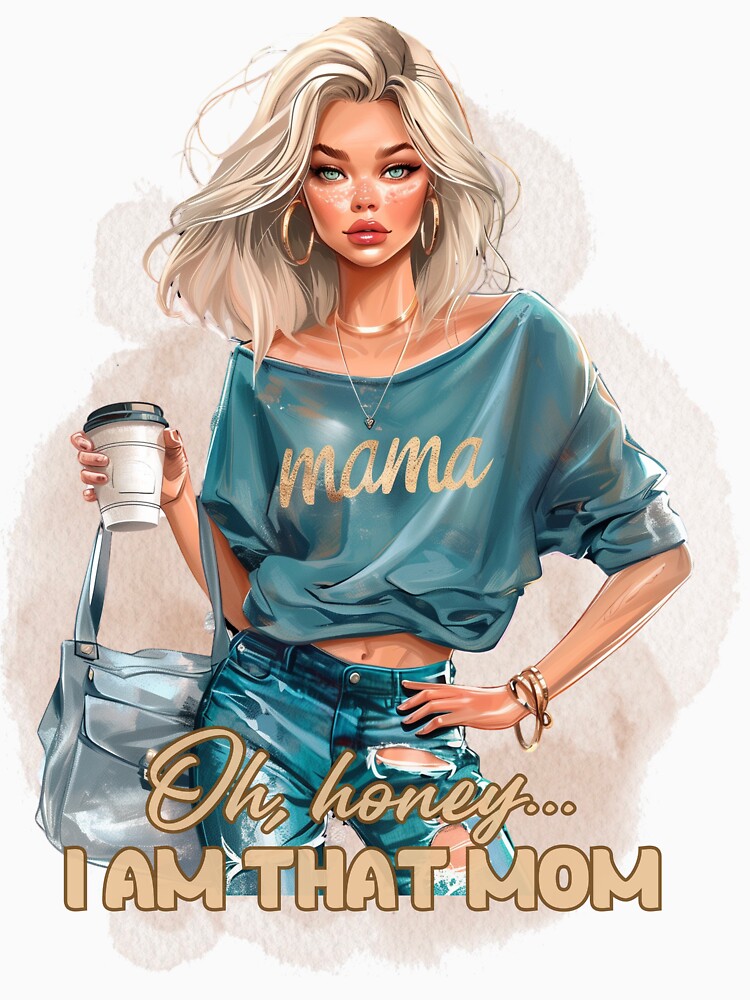 Funny & Stylish Mom Life | Perfect Gift for Confident Moms by AshandAnna