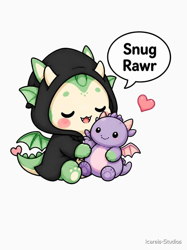 Tiny Dragon Snuggle by Icareis-Studios