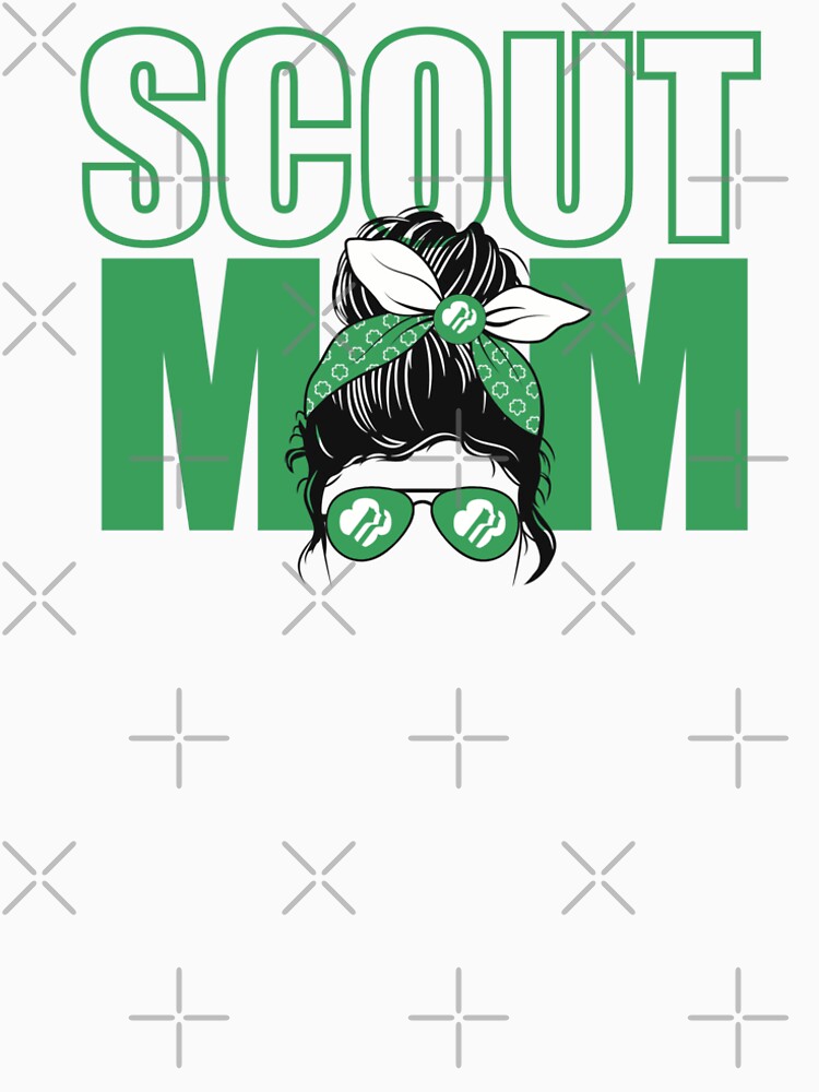 Girl Scout Mom Messy Bun by ItsaMomThingLLC