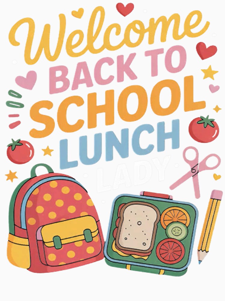 Welcome Back To School Lunch Lady Back School by ChrisRhea8h