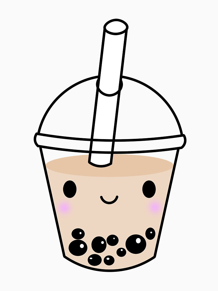 Kawaii Boba or Cute Bubble Tea by mariekawaii