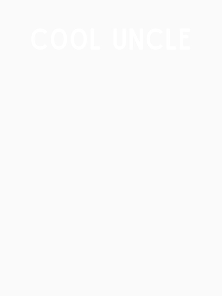 Cool Uncle Shirt, Funny Uncle Shirt by Sleepy Cat Design