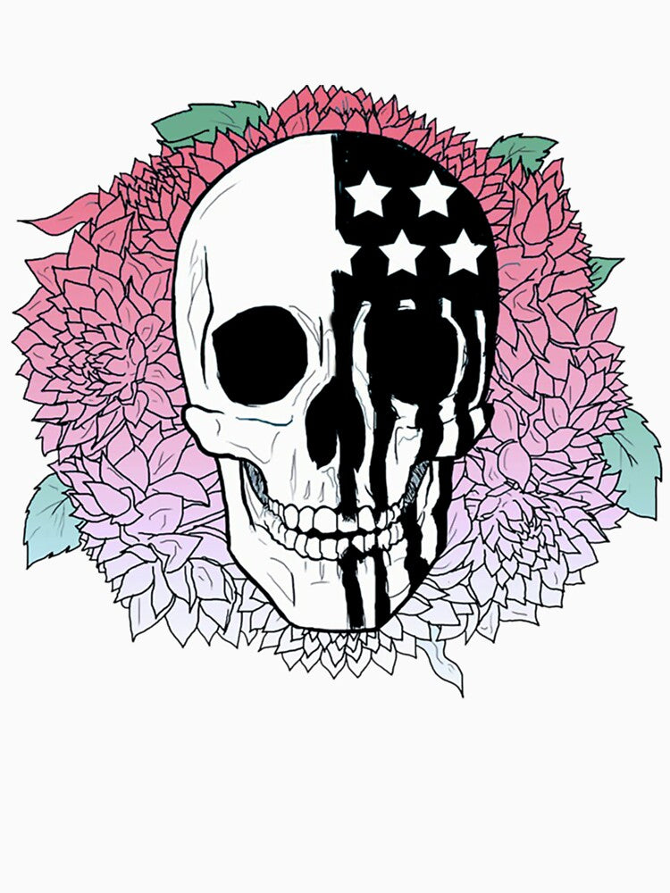 american skull by ErinaDonate