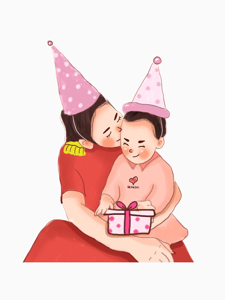 Mom and girl by Tukinu