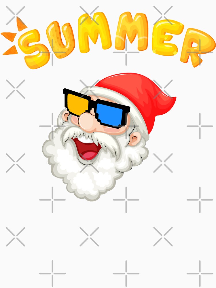 Summer Santa Claus - Funny Summer Santa Claus Design Summer Gift by yeknow