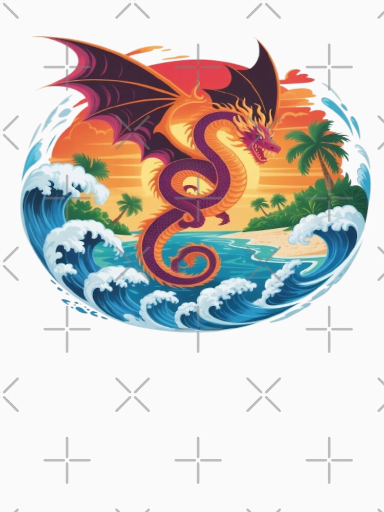 Tropical Dragon Island Sunset by DailySparks