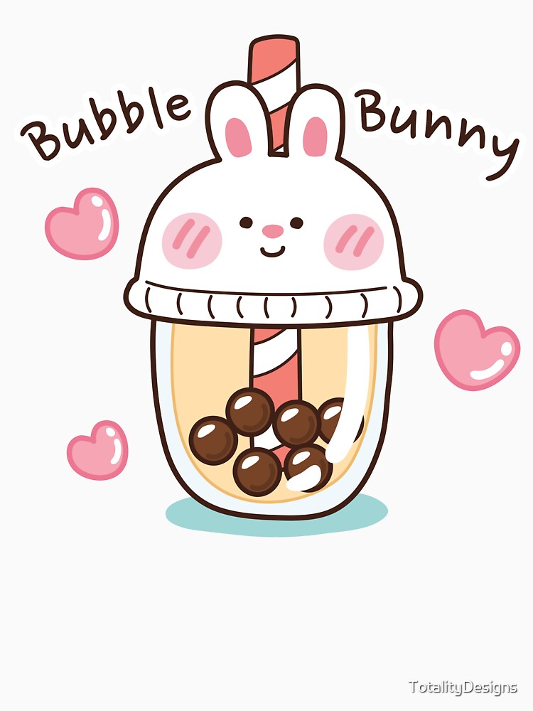 Cute Bubble Bunny Boba Tea by TotalityDesigns