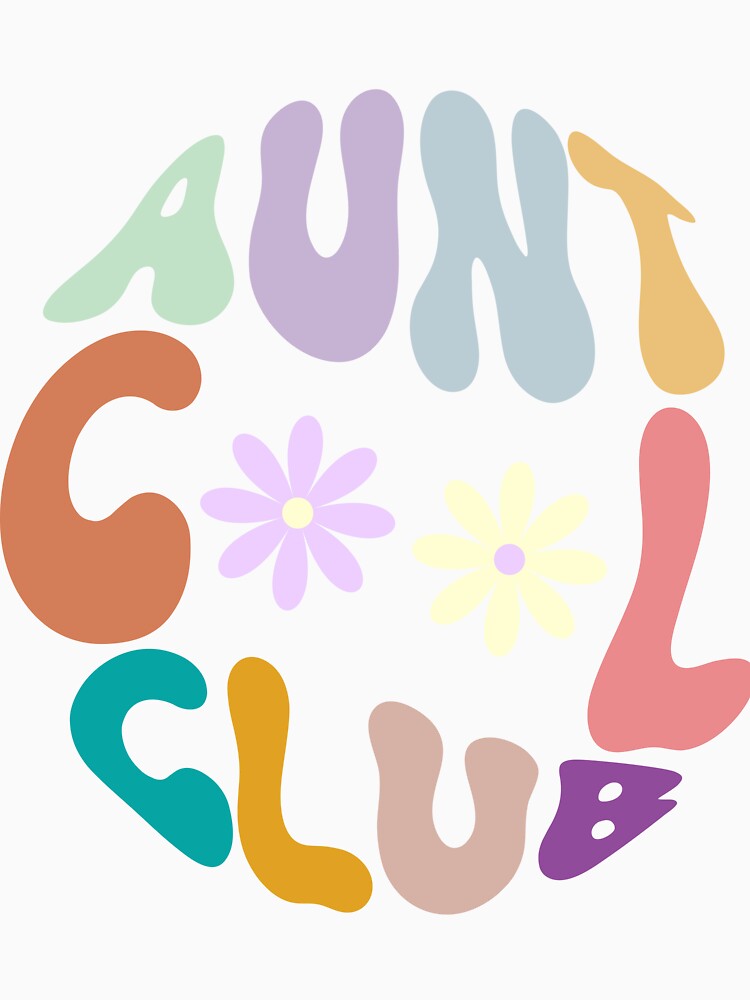 Cool Aunt Retro Groovy For Aunt from nephew niece Family by Blackewhite