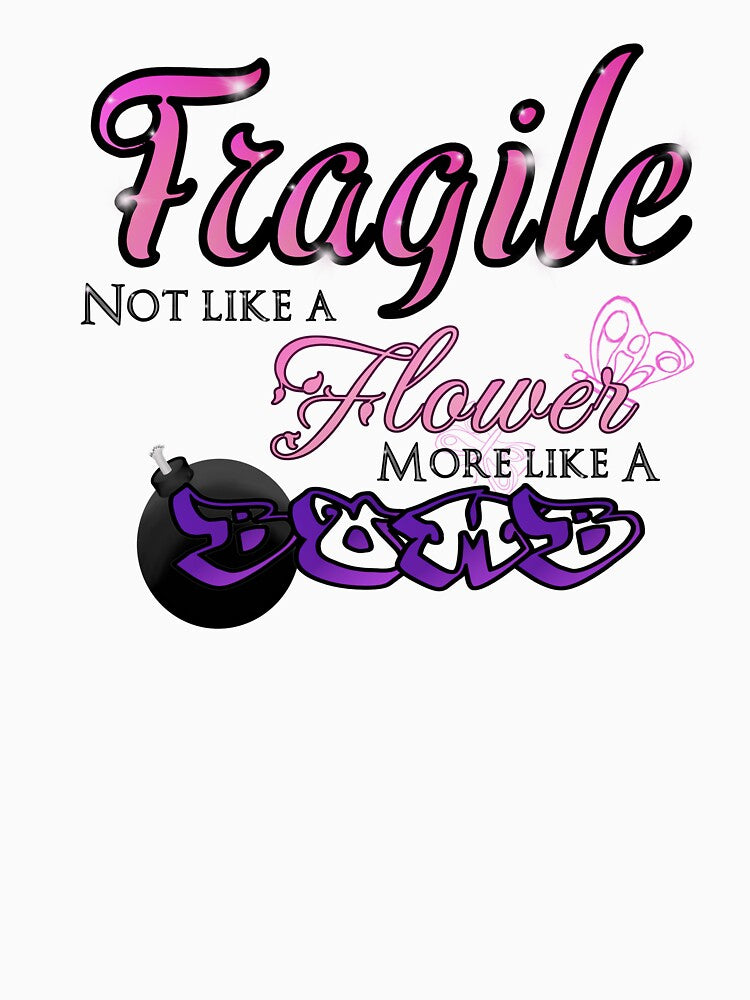 Fragile not like a flower by Eclectic Gold