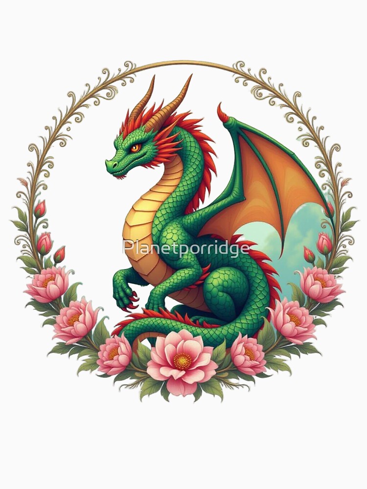 Dragon Flowers Art by Planetporridge