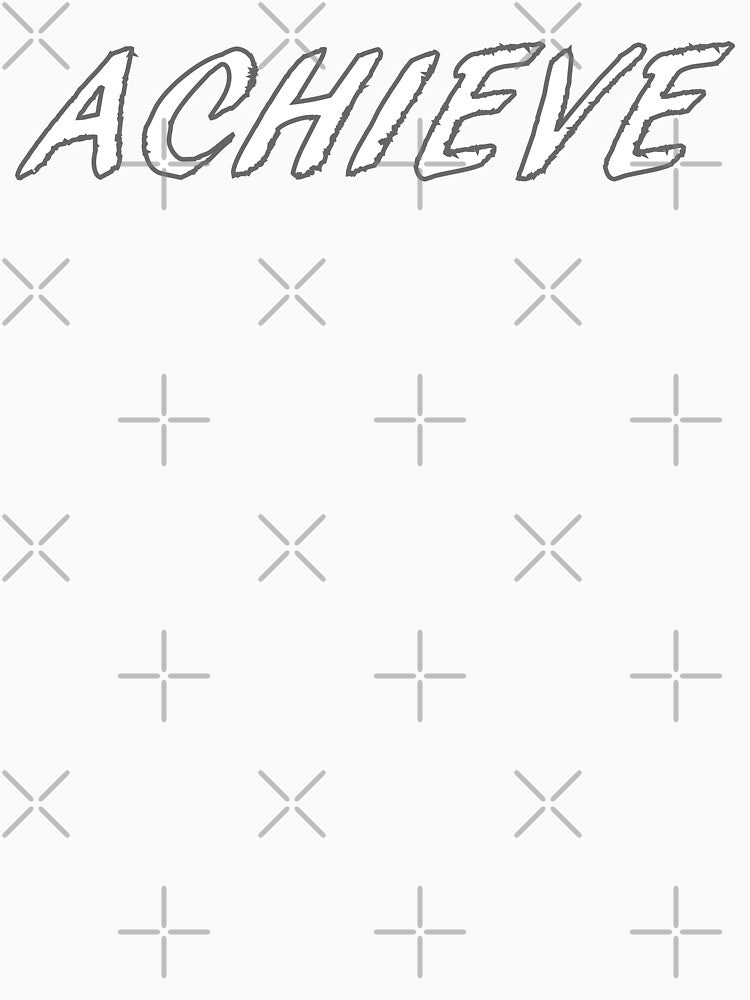 Achieve, Inspirational Word by AFordhamDesigns
