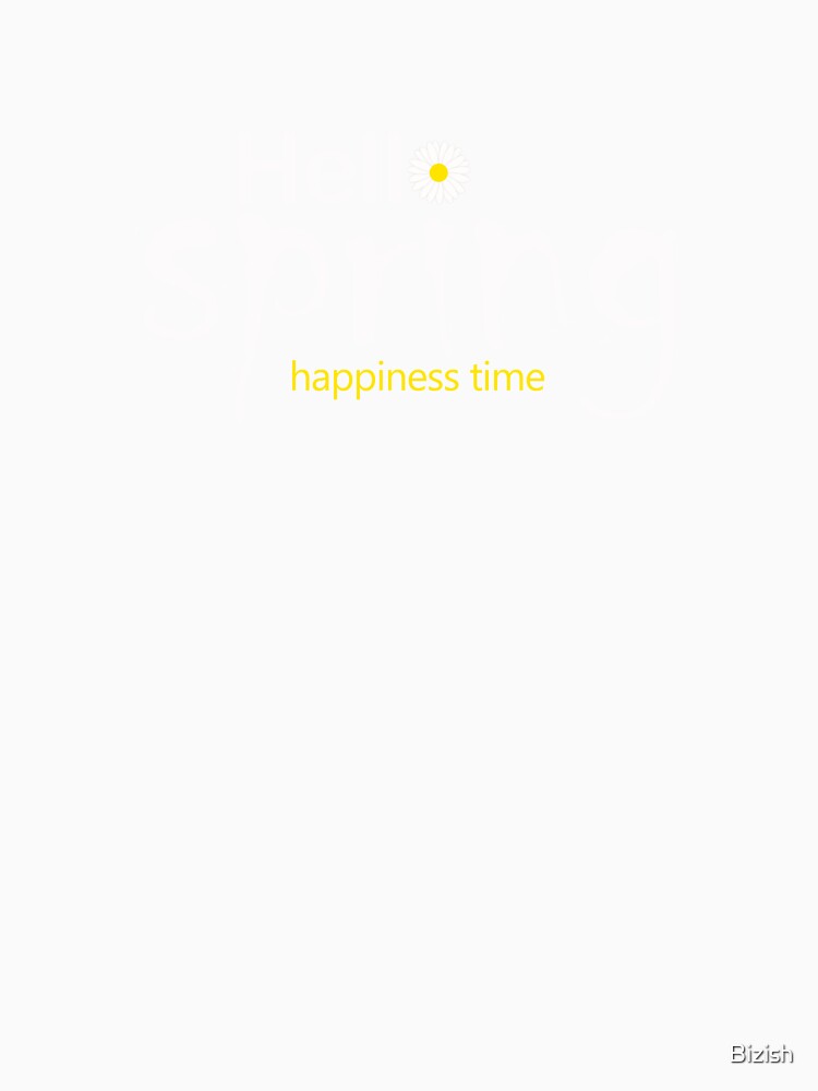 Green hello spring happiness time by Bizish