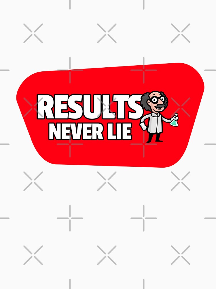 RESULTS NEVER LIE MOTIVATIONAL STICKER QUOTE by SuccessfulVibes