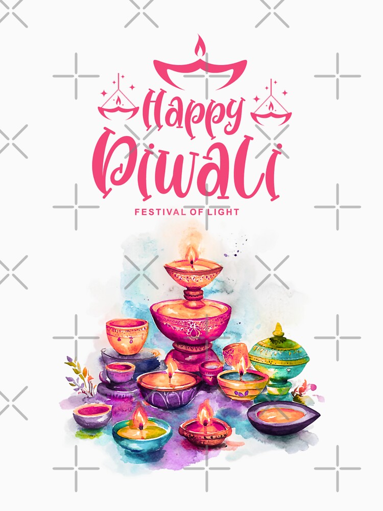Colorful Festival of Light and flowers  ,yoga Happy Diwali ver 10h| matrics Lights | Indian Deepavali Celebration with Diyas, Rangoli & Lord Ganesha | Hindu Festival Art & Gifts by mndesignworx