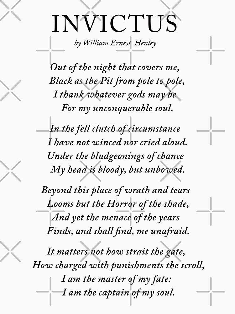 Invictus Poem William Ernest Henley by corbrand