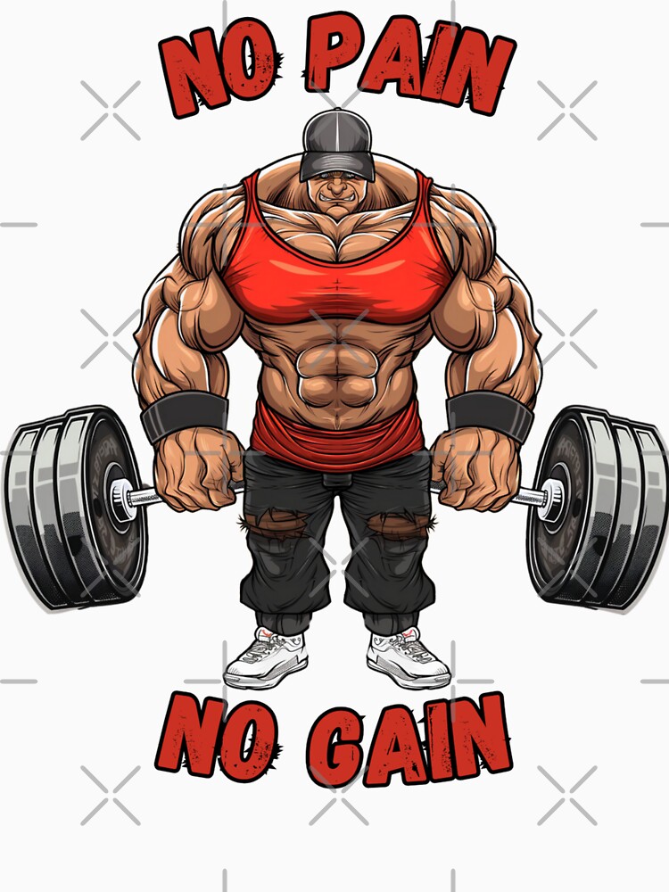 Gym quotes - No Pain No Gain Go one more by SplashPixel