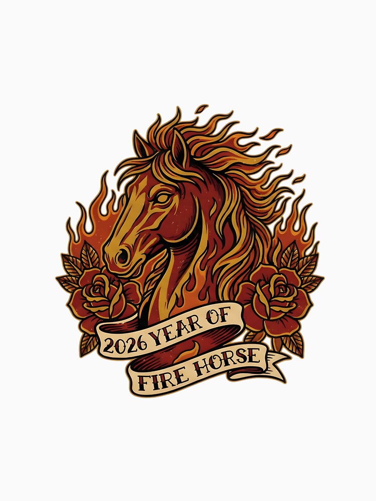2026 Year of the Fire Horse: Dynamic Ink & Flame by xMErCUrY03x