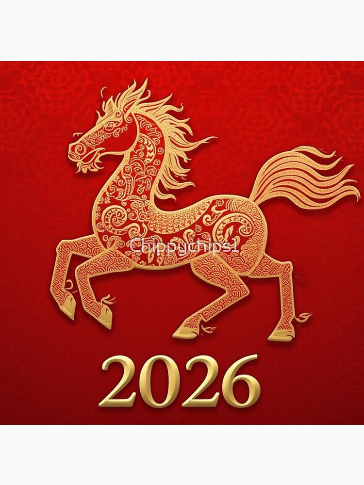 2026 Fire Horse Zodiac – Chinese New Year Lunar Astrology Power Horse by Chippychips1