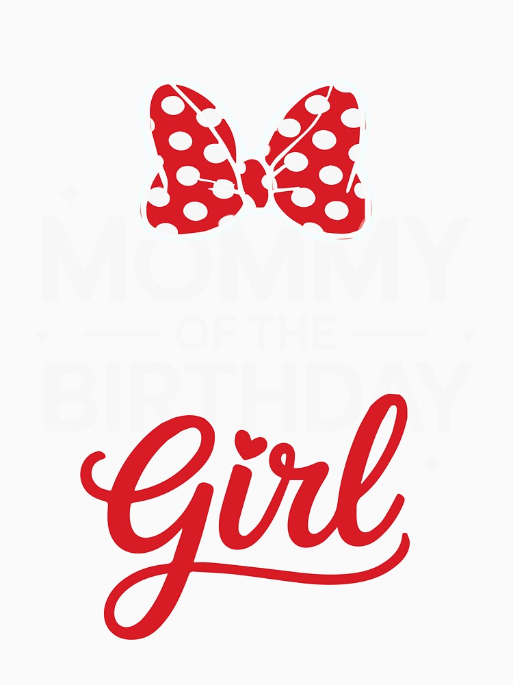 Mommy Of The Birthday Girl Mom Daughter Bow Family Matching by clothesy7