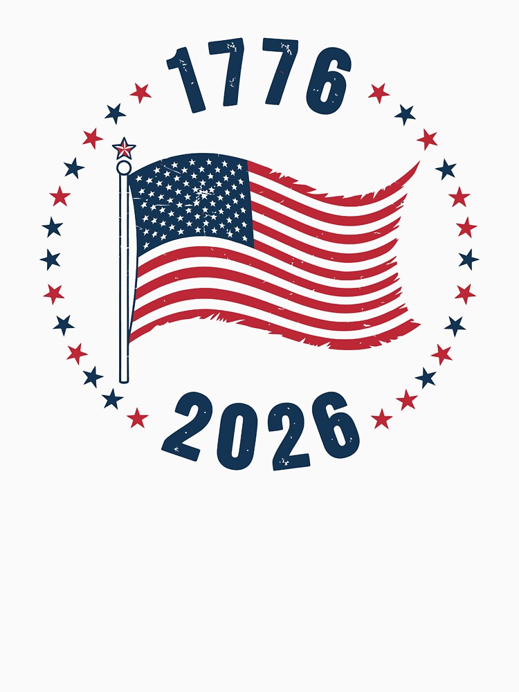 1776 2026 America 250 Years Flag by ShopVelona