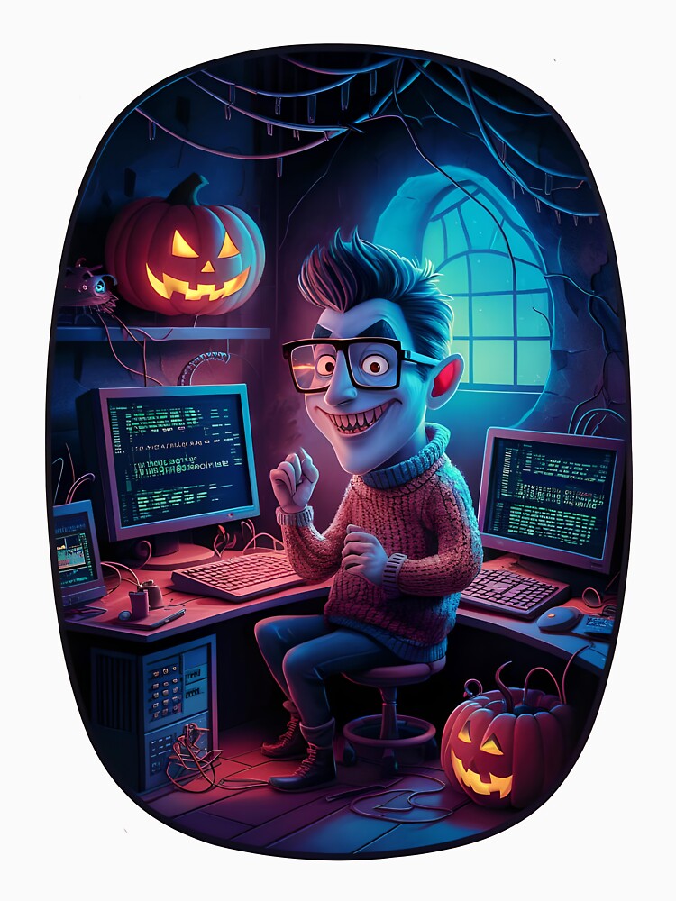 Halloween computer Geek 03 by kjp-design