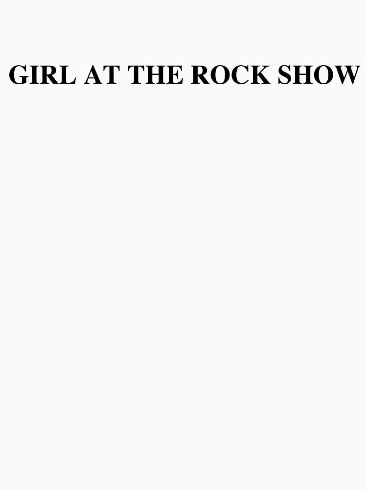 Girl at the Rock Show, Lyrics to Blink-182 by smilebysparkle