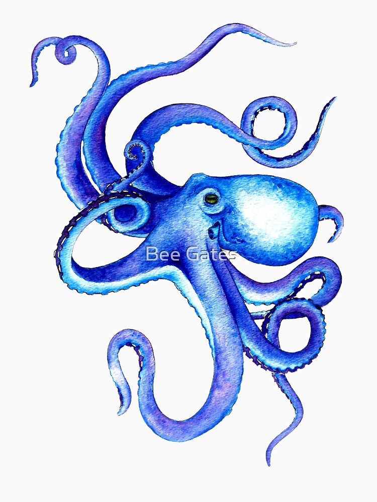 Blue Octopus by Brianne Gates