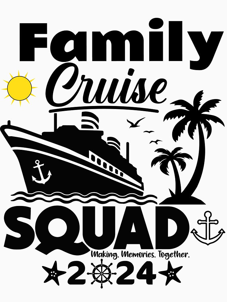Family Cruise Squad 2024 Cruising Vacation Funny Crew by Coret-Dikit